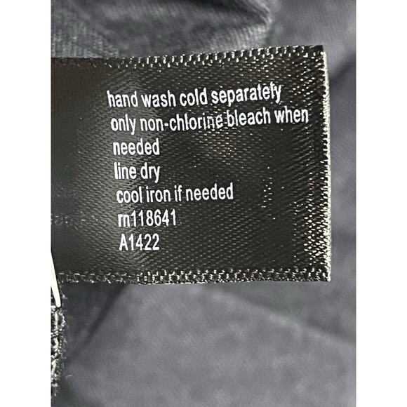 Lane Bryant Skirt Women 14/16 Black Faux Leather Pleated Flared Swing Midi - Picture 9 of 11